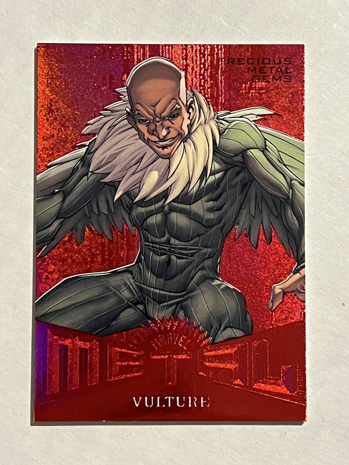 2017 Fleer Ultra Spider-Man Metal Red PMG MM42 Vulture 92/99 NM or Better💥