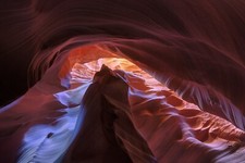 Landscape nature rocks erosion sunlight red utah desert Custom Gaming Mat Desk