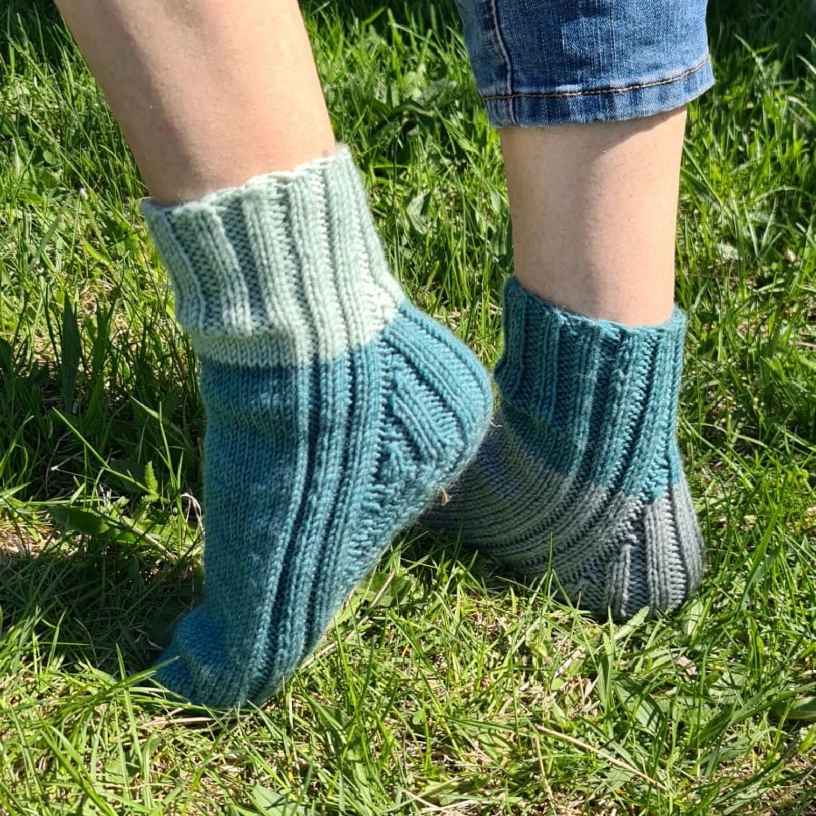 Casual Colorblock Ribbed Socks