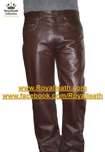 NEW 100% Real Leather Pants, trousers, leder hosen, pantalon, fetish gay bondage - Picture 4 of 4