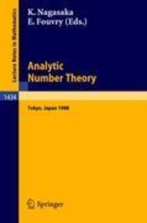 Analytic Number Theory | Etienne Fouvry (u. a.) | Taschenbuch ...