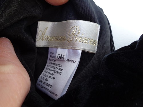 American Princess Dress Wedding Portrait Baptism Church SZ 6m Girls Baby 6 - Picture 7 of 7