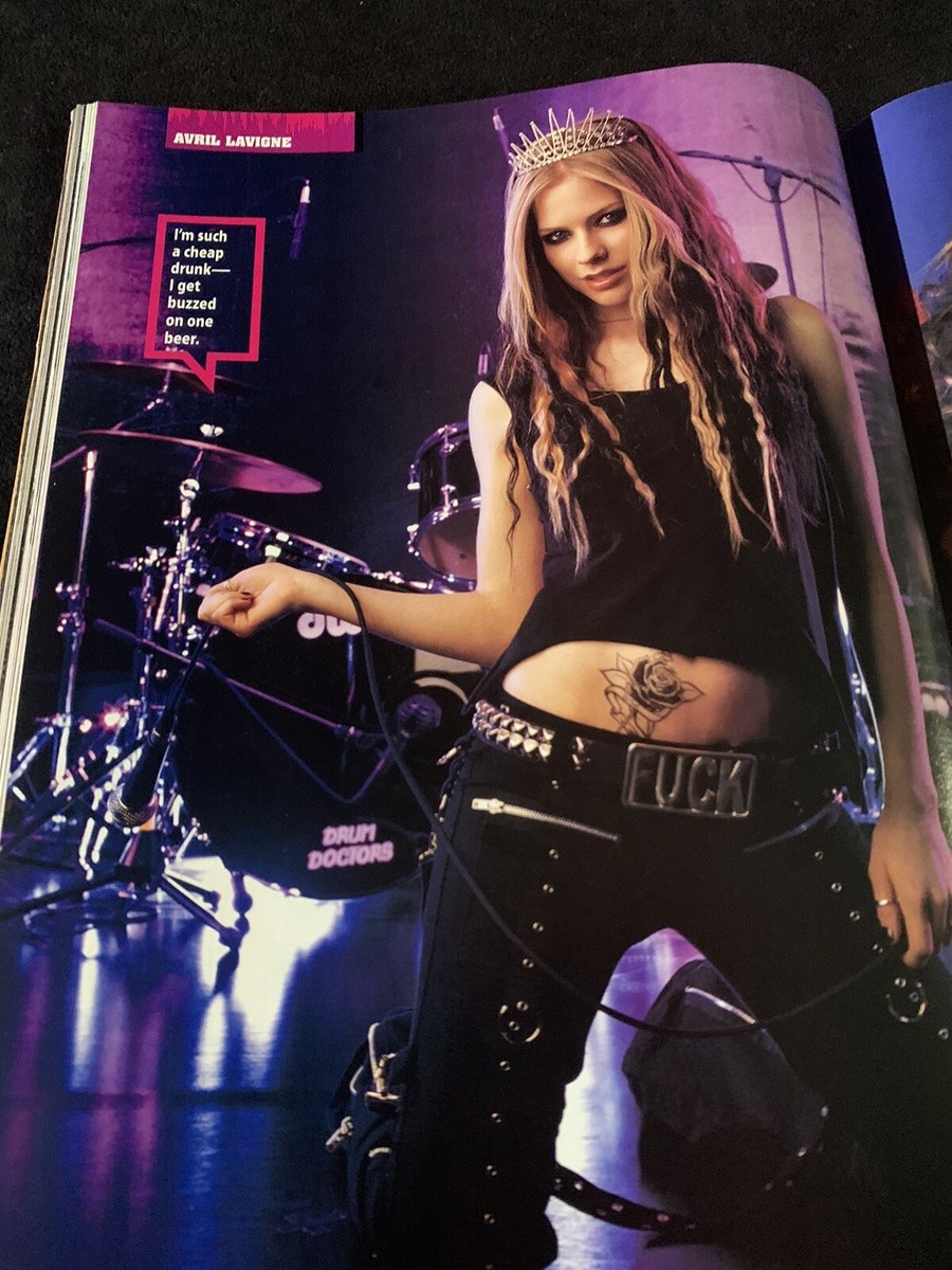 MAXIM Magazine October 2004 First Annual Music Extravaganza. Avril