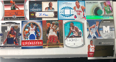 (10)auto Jersey Numbered Lot  50/129/350/399 Miles Richardson Livingstonfoye Etc
