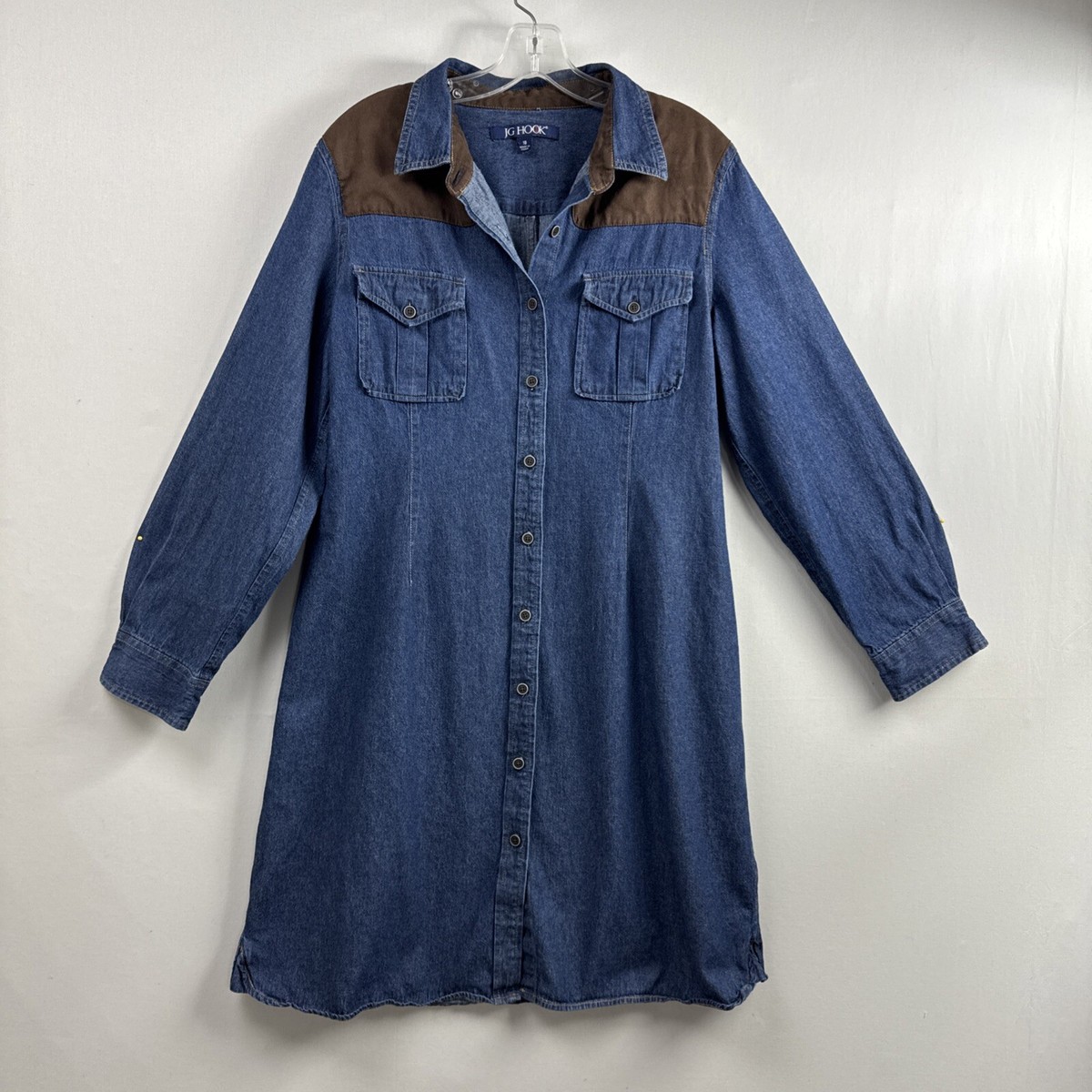 JG Hook Shirt Dress Womens Denim Western size 18 Blue Rodeo Button Up | eBay JG Hook Shirt Dress Womens Denim Western size 18 Blue Rodeo Button Up | eBay