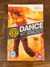 Gold's Gym Dance Workout Nintendo Wii Instruction Manual Only