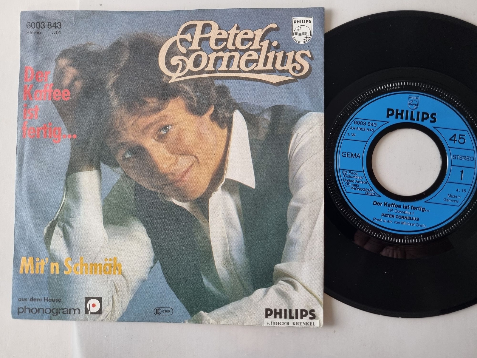 Peter Cornelius - Der Kaffee Ist Fertig... 7'' Vinyl Germany