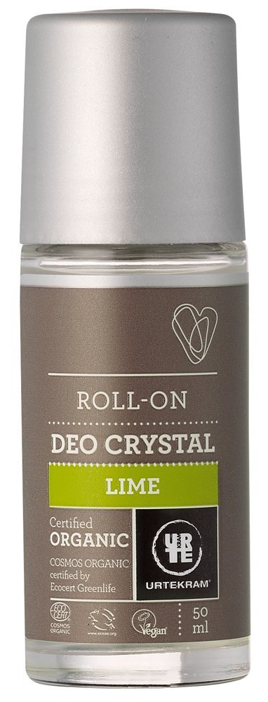 Desodorante orgánico cristal de cal - 50 ml - paquete de 3