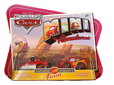 ライトニングマックィーン&ハドソンホーネット Disney Pixar Cars adventures Team Lighting Mcqueen Fabulous