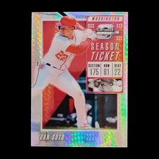2019 Panini Chronicles - Contenders Optic Hyper Prizm #15 Juan Soto /299