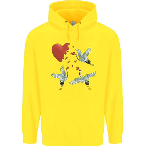 Crane Heart Anti Valentines Day Single Funny Childrens Kids Hoodie - Picture 33 of 84
