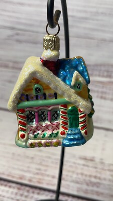 Christopher Radko Petite Gingerbread Chapel 3'' 1999 Christmas Ornament Gem