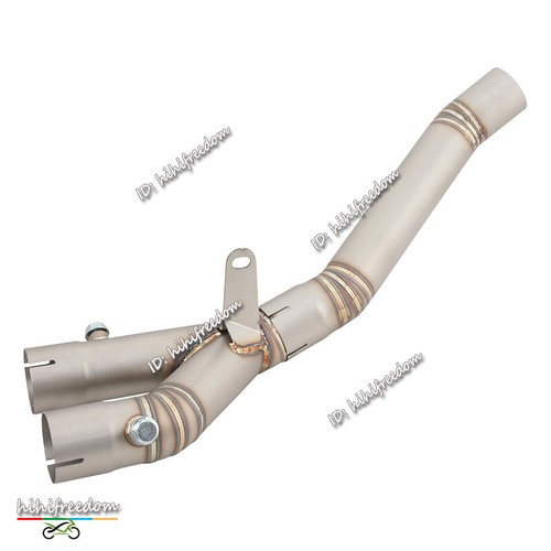 For Yamaha MT-10 FZ10 2022 2023 Motorcycle Exhaust System Connect Pipe Stainless - Picture 7 of 8
