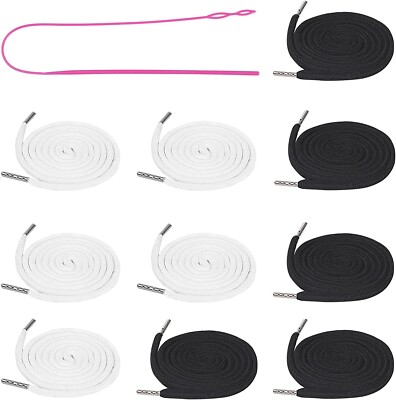 10 Pcs Drawstring Cords Replacement With Easy Threader Hoodie String Replacement