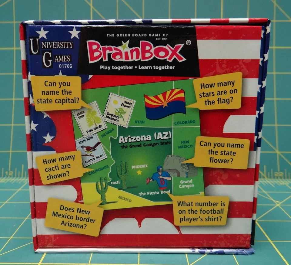 Juegos Universitarios BrainBox Juego de Memoria Edición EE. UU. Edades 8 en adelante Foto 4 de 4