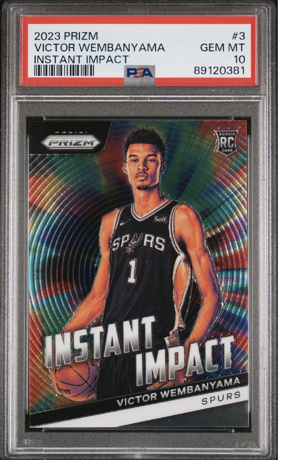 VICTOR WEMBANYAMA NBA HOOPS PSA 10