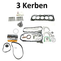 Motordichtsatz 3 Kerben+Zahriemen+Wasserpumpe FüR Vw 2.4 D Aab