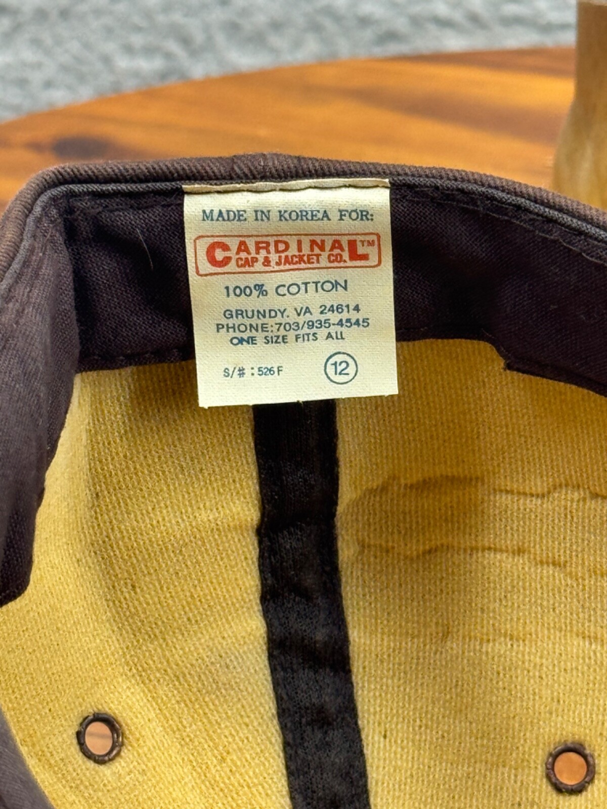 Groundwater Control Inc Embroidered Patch Cap Hat… - image 8