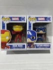 Funko Pop Marvel New Classics - Captain America #1419 & Iron Man #1421