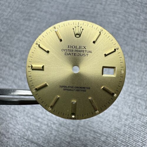 Rolex Datejust Champagne Cadran Pour 16013 16018 Nice Couleur Caliber 3035 - Photo 1 sur 4