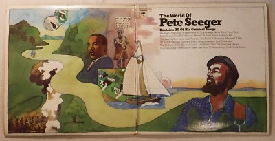 THE WORLD OF PETE SEEGER / 2 X 12 INCH STEREO GATEFOLD LP / COLUMBIA KG-31949