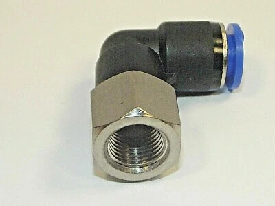 PNEUMAX Buchse drehbarer Ellbogen Push Fit BSPP Gewinde, drehbarer Ellbogen metrisch Push in Buchse BSPP