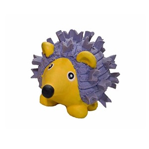 purple hedgehog dog toy