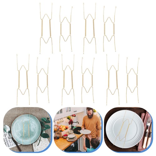 10 Pcs Federhaken Zum Aufhängen Von Pfannen Wandplattenaufhänger, Displayhalter