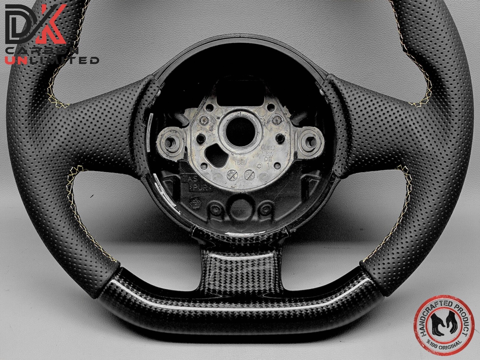 2011 2014 Lamborghini Gallardo LP550 LP560 LP570 Yellow Carbon Steering Wheel