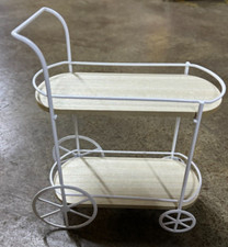 Bullseye Two-Tier Bar Cart