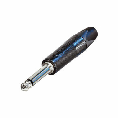 Neutrik NP2X-BAG 1/4'' Mono Gitarrenkabel Klinkenstecker/Telefonstecker (schwarz)