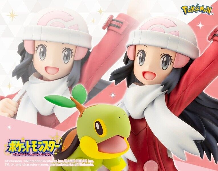 Kotobukiya ARTFX J Pokemon Series Dawn with Turtwig 1/8 Figure JAPAN O —  ToysOneJapan