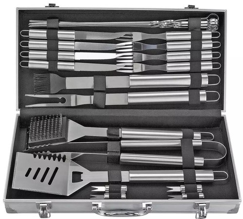 Deluxe 22 teiliges Grill Zubehör Set