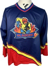 Kamloops Blazers 1998-2000 Alternate Hockey Jersey WHL CCM Bauer sz M 3rd vtg