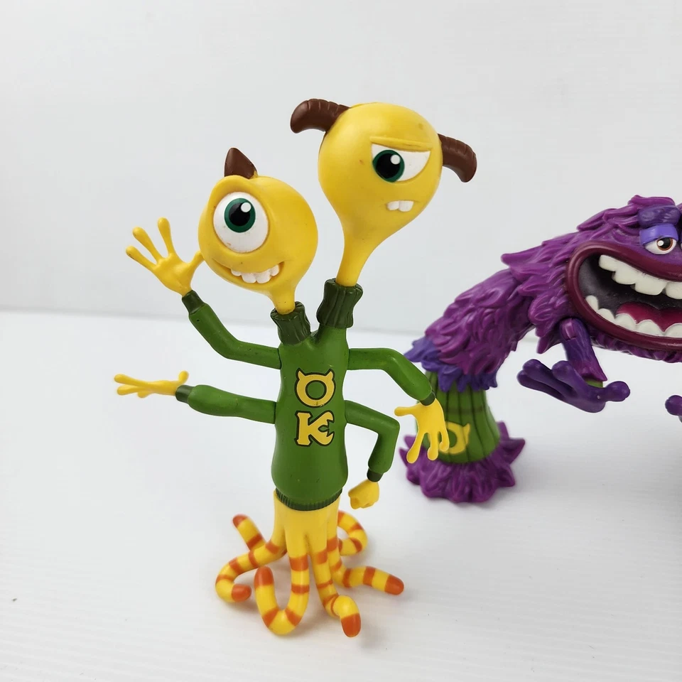 Lote de enfeites de bolo estatueta Monsters Inc University boneco brinquedo Disney Pixar - Imagem 2 de 4