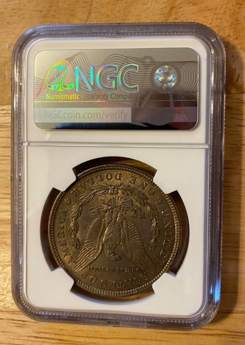1921 D Morgan Silver Dollar, NGC Graded: AU 55 | eBay