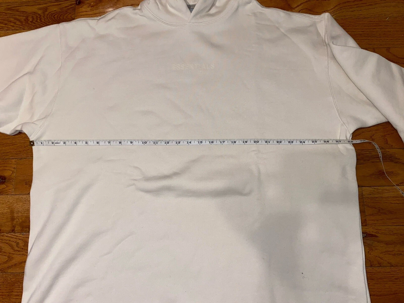 Felpa con cappuccio uomo Fear of God Essentials nuova con etichetta oversize manica lunga nuova