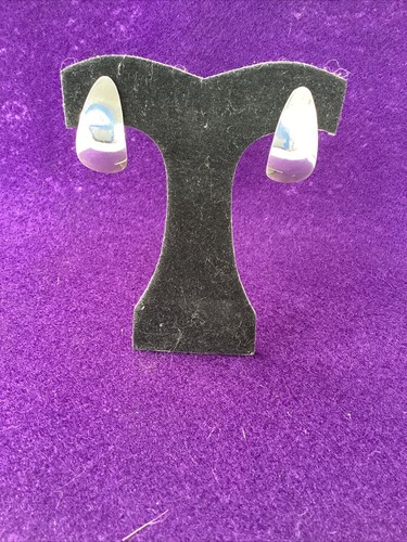 vintage Sterling Silver post EARRINGS artisan created GREAT ON