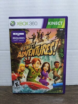 Kinect Adventures (Microsoft Xbox 360, 2010) Complete Tested CIB Free Shipping 