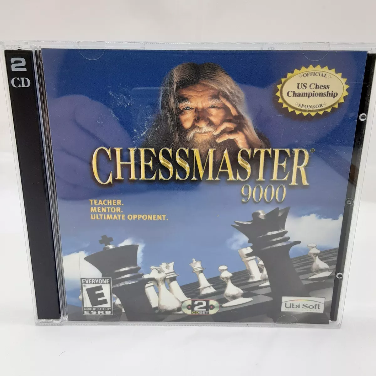 Chessmaster 9000 PC CD Rom Two Disc Ubi Soft Jewel Case Edition