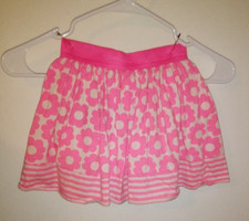 Okie Dokie Girls Pink Hibiscus Play Skort SZ 5T