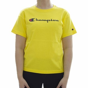 tee shirt champion jaune femme