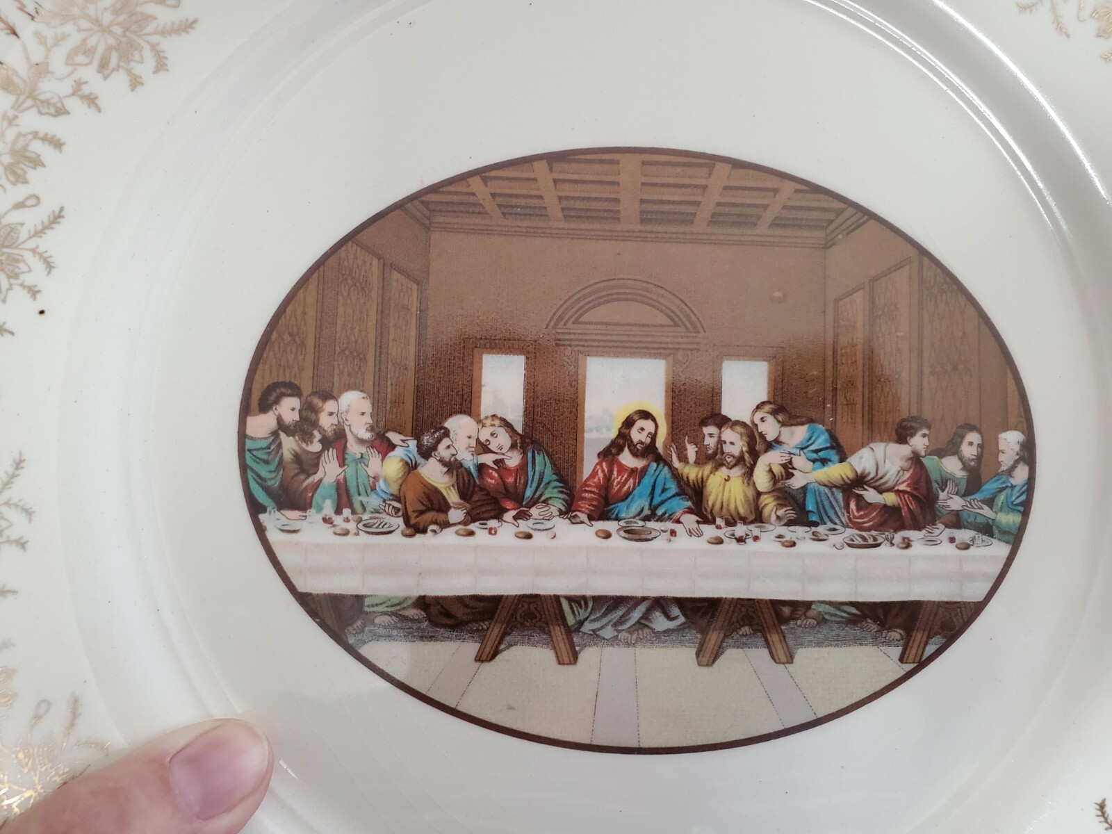 Lord's Last Supper Plate/Sanders Mfg Co Nashville,TN First Edition eBay