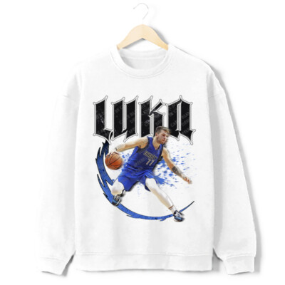 Luka Doncic Sweatshirt Daddy Luka Magic Step back Dallas Custom Design Graphic