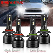 For Toyota Rav4 2006-2012 Combo 4x Led Headlights Bulbs 9005 9006 High Low Beam