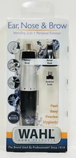 Wahl 05560-3808 Ear Nose & Brow 2 Head Trimmer Wet/Dry 2-in-1 Personal Trimmer 
