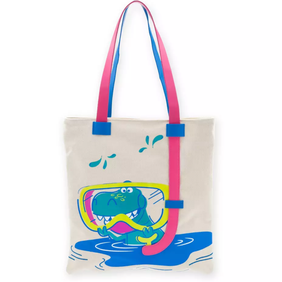 WDW トイストーリー レックス トートバック Disney Parks Toy Story Snorkeling Rex Canvas Tote Large Travel
