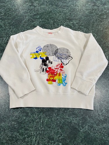 Uniqlo Disney Mickey Minnie Mouse Donald Duck Sweatshirt Kids Size Small 5 6 Ebay