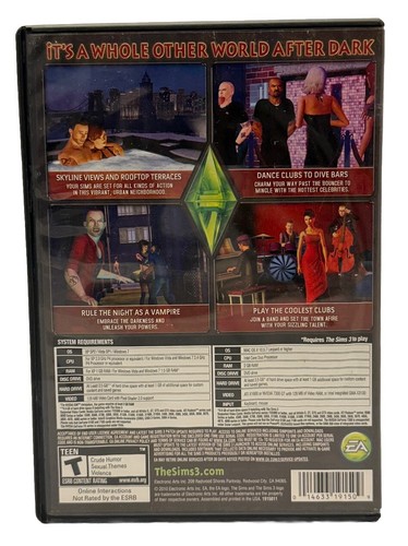 The Sims 3 Late Night PC Expansion Pack - Preowned with Original Case - Picture 2 of 6
