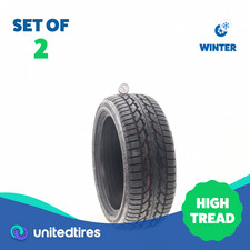 Set Of 2 Used 22545r17 Firestone Winterforce 2 91s - 12.532